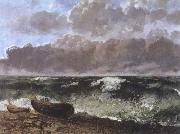 Gustave Courbet The Stormy Sea France oil painting artist